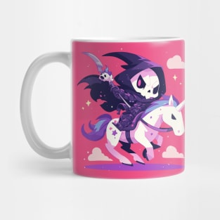 reaper on unicorn Mug